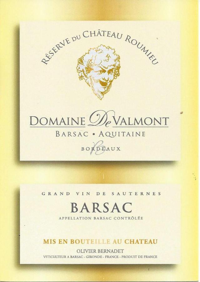 מלון Barsac  Domaine De Valmont מראה חיצוני תמונה